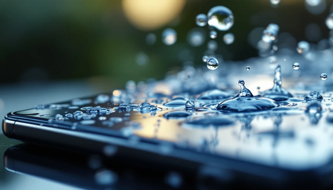 Comment enlever la goutte d’eau samsung ?